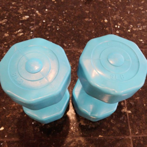 Dumbells 8lb Set of 2 Workout Weight - Picture 2 of 3